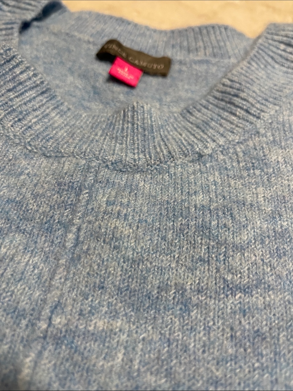 Vince Camuto Light Blue Crewneck Sweater - Men